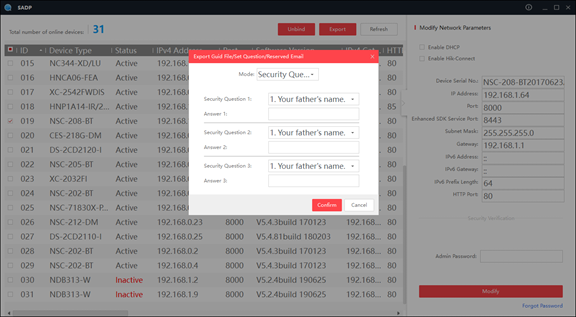 sadp tools software