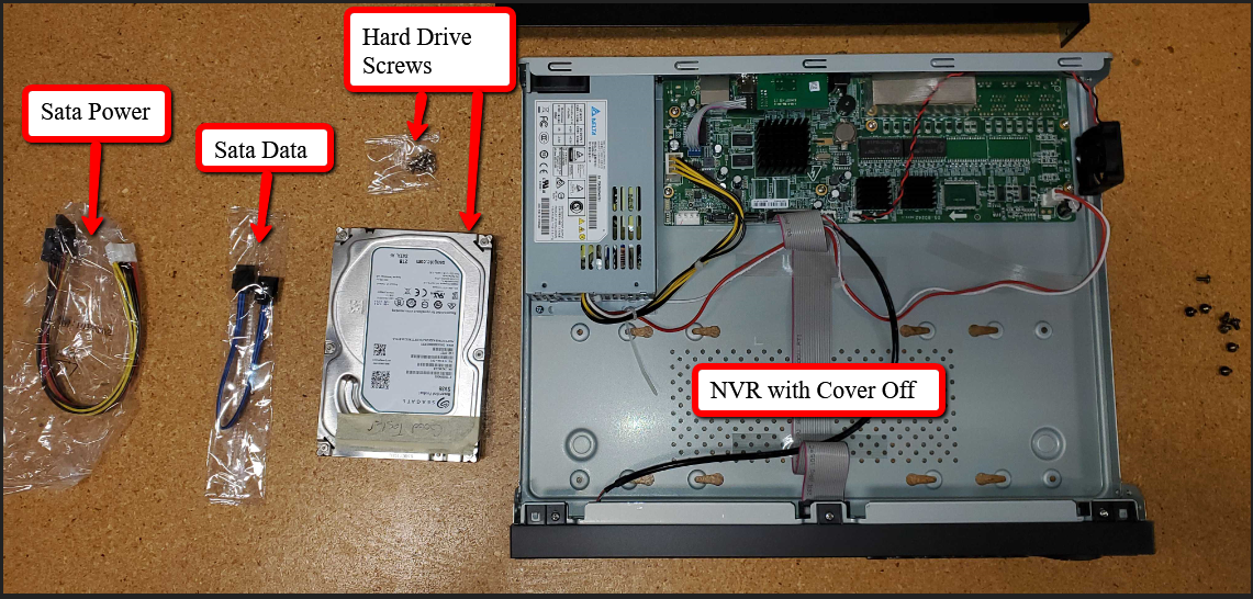 Nvr with sales hard drive