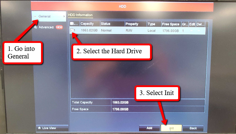 how to format my hard drive from seup